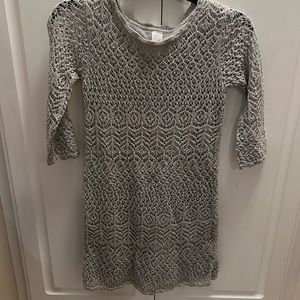 cat and jack sweater dress size large 10/12